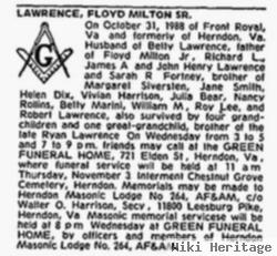 Floyd Milton Lawrence, Sr