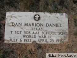 Argus Marion "dan" Daniel, Jr