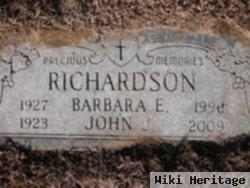 Barbara E Richardson