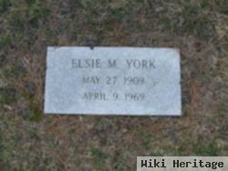 Elsie M. York