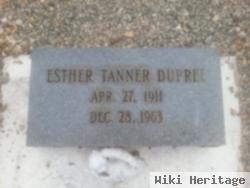 Fannie Esther Tanner Dupree