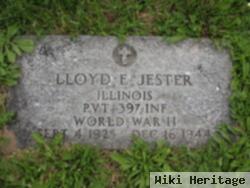 Pvt Lloyd Edward Jester