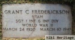 Sgt Grant C. Frederickson