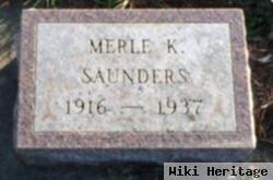 Merle K Saunders