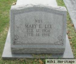 Mary E. Lee