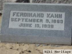 Ferdinand "fred" Kahn