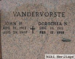 Dorothea Nancy Jones Vandervorste