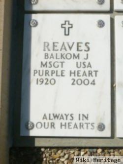 Balkom J Reaves