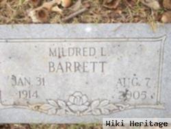 Mildred L Barrett