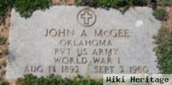 John A Mcgee