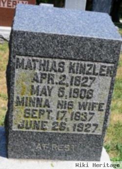 Willhelmena "minna" Kuhn Kinzler