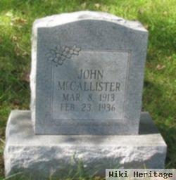 John E. Mccallister