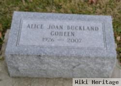 Alice Joan Buckland Goheen