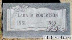 Clara M Robertson