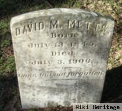 David M Metts