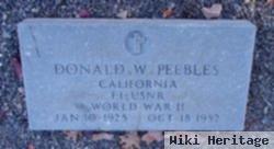 Donald Wilbur Peebles