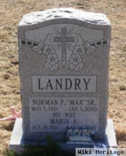 Norman P. "max" Landry, Sr