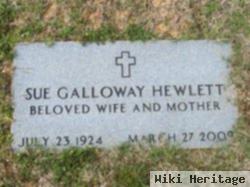 Sue Galloway Hewlett