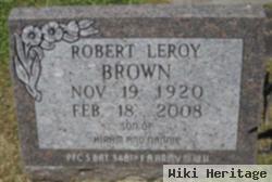 Pfc Robert Leroy Brown