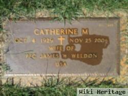 Catherine M Weldon