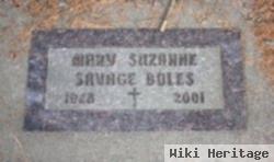 Mary Suzanne Savage Boles