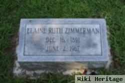 Elaine Ruth Zimmerman