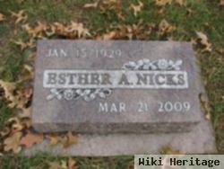 Esther A. Nicks