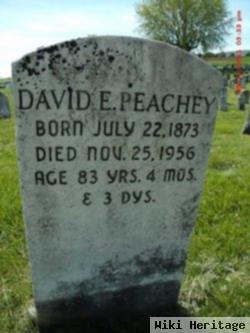 David E Peachey