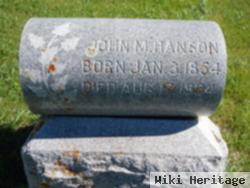 John M Hanson