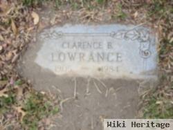 Clarence B Lowrance