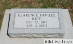 Clarence Orville Rice