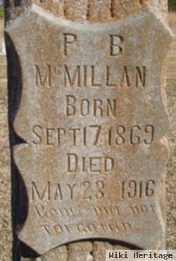 P B Mcmillan