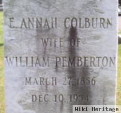 E Annah Colburn Pemberton