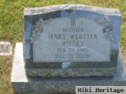 Mary Edith Webster Wilsey