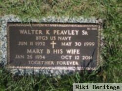 Walter Kenneth Peavley, Sr