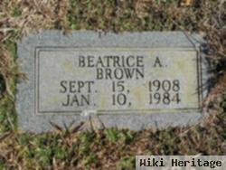 Beatrice A Brown