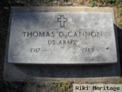 Thomas D. Cannon