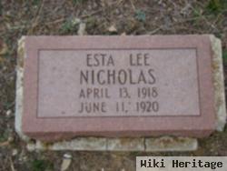 Esta Lee Nicholas