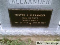 Foster A Alexander