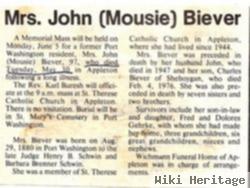 Mrs John "mousie" Schwin Biever