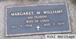 Margaret M Fearon Williams