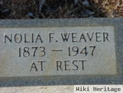 Nolia F Weaver