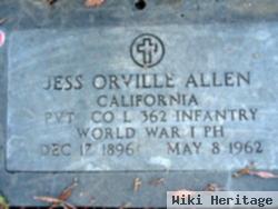 Pvt Jess Orville Allen