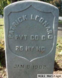 Pvt Patrick Leonard