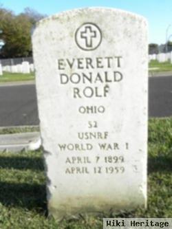 Everett Donald Rolf