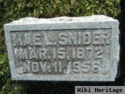 Mae L Field Snider