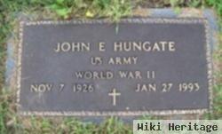 John E Hungate