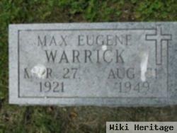 Max Eugene Warrick