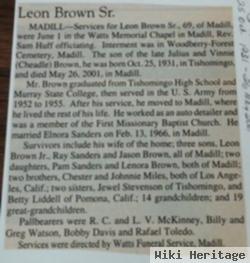 Leon Brown, Sr