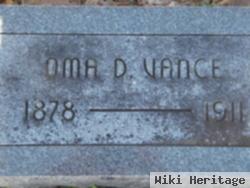 Alpha Omega "oma" Davenport Vance